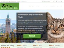 Tablet Screenshot of campusveterinary.com